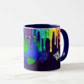 L'Univers est en train de fondre - Mug (Devant droit)