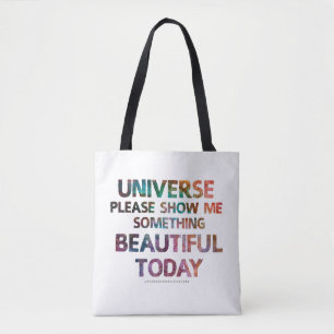 L'univers me montrent quelque chose beau sac