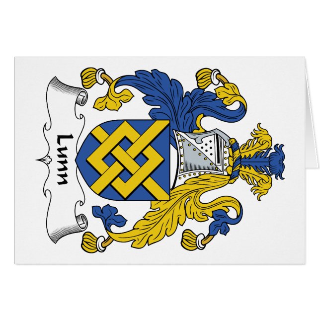 Lunn Family Crest (Voorkant Horizontaal)