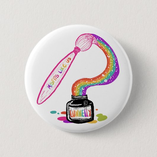 Lunnelly Ink - AC Ronde Button 5,7 Cm (Voorkant)