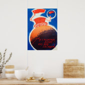 Lunokhod, USSR, 1973 — Sovjet- poster van de ruimt (Keuken)