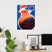 Lunokhod, USSR, 1973 — Sovjet- poster van de ruimt (Thuiskantoor)