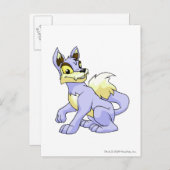 Lupe Blue Briefkaart (Voorkant / Achterkant)