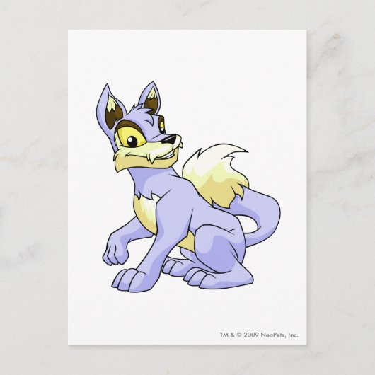 Lupe Blue Briefkaart (Voorkant)