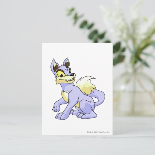 Lupe Blue Briefkaart (Staand voorkant)