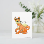 Lupe Sinaasappel Briefkaart (Staand voorkant)