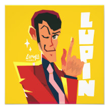 Lupin III de derde medium art print