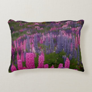 Lupine Bloemenveld Natuur Esthetische Print Accent Kussen