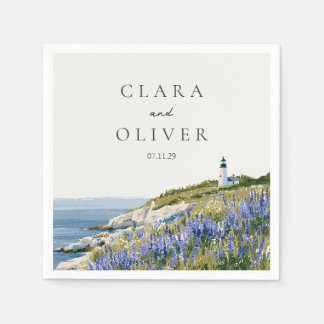 Lupine Headland Graniet Maine Kust Trouwtafel Servet