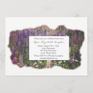 Lupine Invitation Kaart