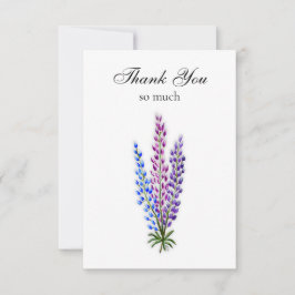 Lupine Note Card Bedankkaart