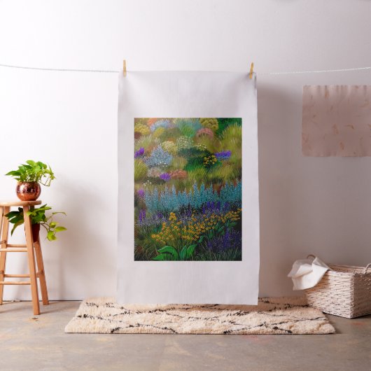 Lupine Sage Fields Stof (Voorbeeld)