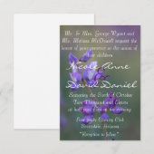 Lupine-uitnodiging Kaart (Voorkant / Achterkant)