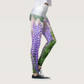 Lupinen in de wilde natuur Leggings (Rechts)