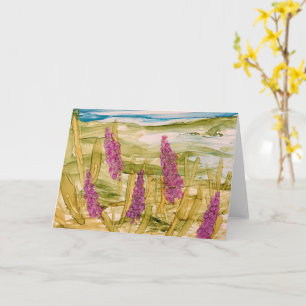 Lupinen in het wild kaart