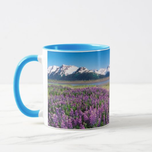 Lupines in Bloom | Keniaanse bergen, Alaska Mok (Links)