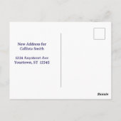 Lupins Change of Address Briefkaart (Achterkant)