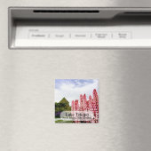 Lupins roses @ Lake Tekapo Magnet Nouvelle-Zélande (In Situ (Lave-vaisselle))