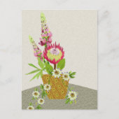 Lupinus, Fleur de Passion et Carte Postale Protea (Devant)