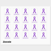 Lupus Advocate White Square Sticker (Vel)