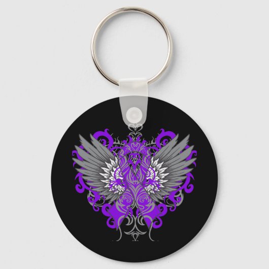 Lupus Awareness Cool Wings Sleutelhanger (Voorkant)