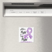 Lupus Awareness Haar gevecht is mijn strijd Magneet (Insitu (Vaatwasser))