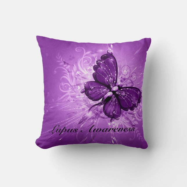 Lupus Awareness Kussen (Voorkant)