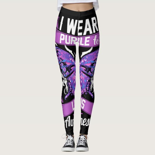 Lupus Awareness Leggings (Voorkant)