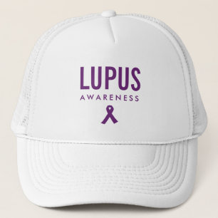 Lupus Awareness Lint Paarse Trucker Pet