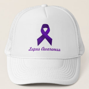 Lupus Awareness Paars Ribbon Trucker Pet
