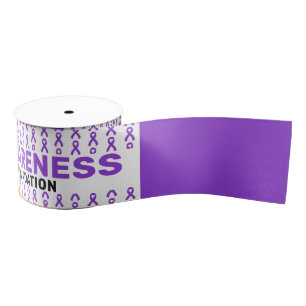 Lupus Awareness Pattern Ribbon Grosgrain Lint