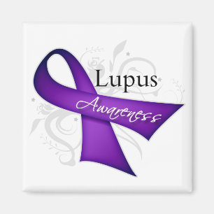 Lupus Awareness Ribbon Magneet