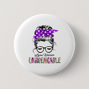 Lupus Awareness Ribbon Support Giften Ronde Button 5,7 Cm