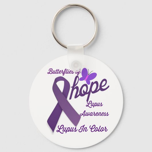 Lupus Awareness Sleutelhanger (Voorkant)