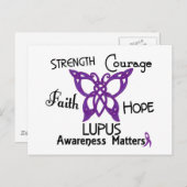 Lupus Celtic Butterfly 3 Briefkaart (Voorkant / Achterkant)