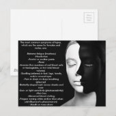 Lupus de stille vennoot... briefkaart (Voorkant / Achterkant)