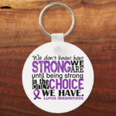Lupus hoe sterk we zijn sleutelhanger (Voorkant)