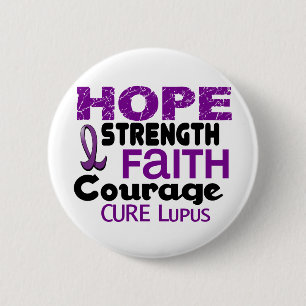 Lupus HOPE 3 Ronde Button 5,7 Cm
