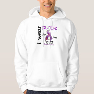 Lupus ik DRAAG PAARS VOOR MIJN ZUS 43 Hoodie