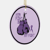 Lupus personaliseren Support Haar strijd is mijnen Keramisch Ornament (Rechts)