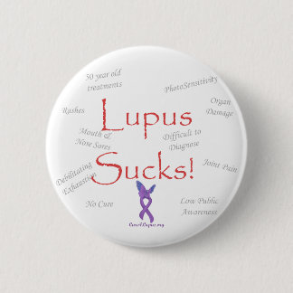 lupus_sucks ronde button 5,7 cm