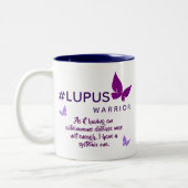 Lupus Warrior - BewustmakingsMok Tweekleurige Koffiemok (Links)