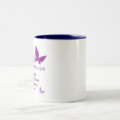 Lupus Warrior - BewustmakingsMok Tweekleurige Koffiemok (Center)