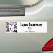 Lupus Warrior Bumpersticker (Op auto)
