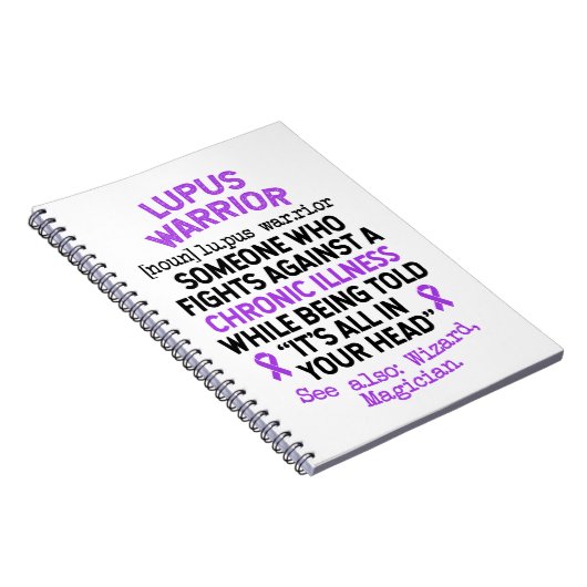 Lupus Warrior Definition Notitieboek (Rechterzijde)