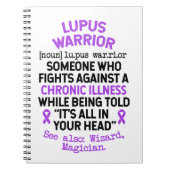 Lupus Warrior Definition Notitieboek (Voorkant)