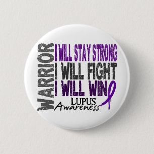 Lupus Warrior Ronde Button 5,7 Cm