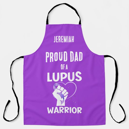 LUPUS WARRIOR Vaderdag Trots Pap Schort (Voorkant)
