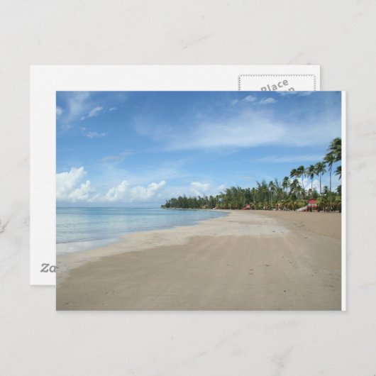 Luquillo Beach, PR Briefkaart (Voorkant / Achterkant)