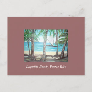 Luquillo Beach, Puerto Rico Briefkaart